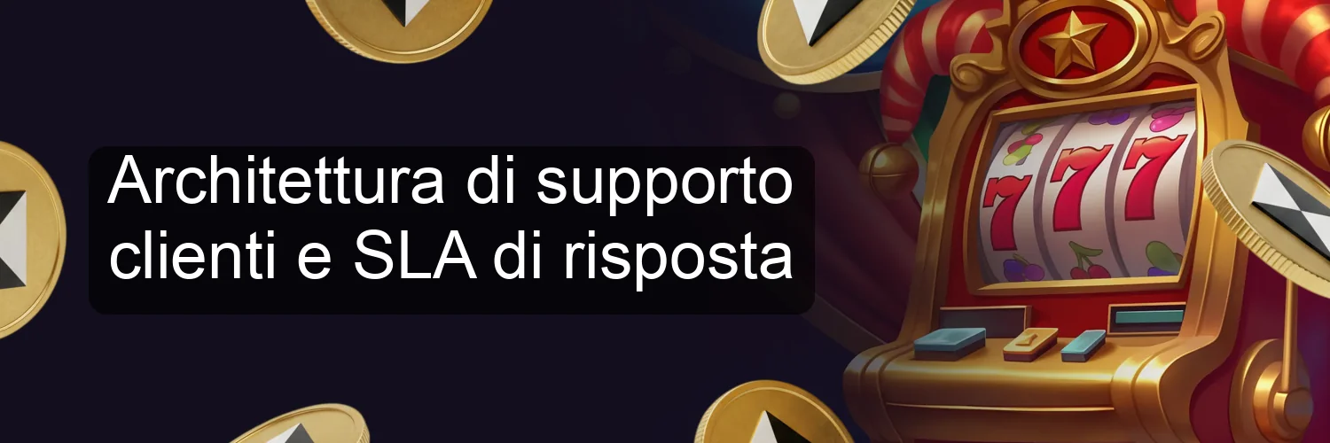 Architettura di supporto clienti e SLA di risposta Architettura di supporto clienti e SLA di risposta